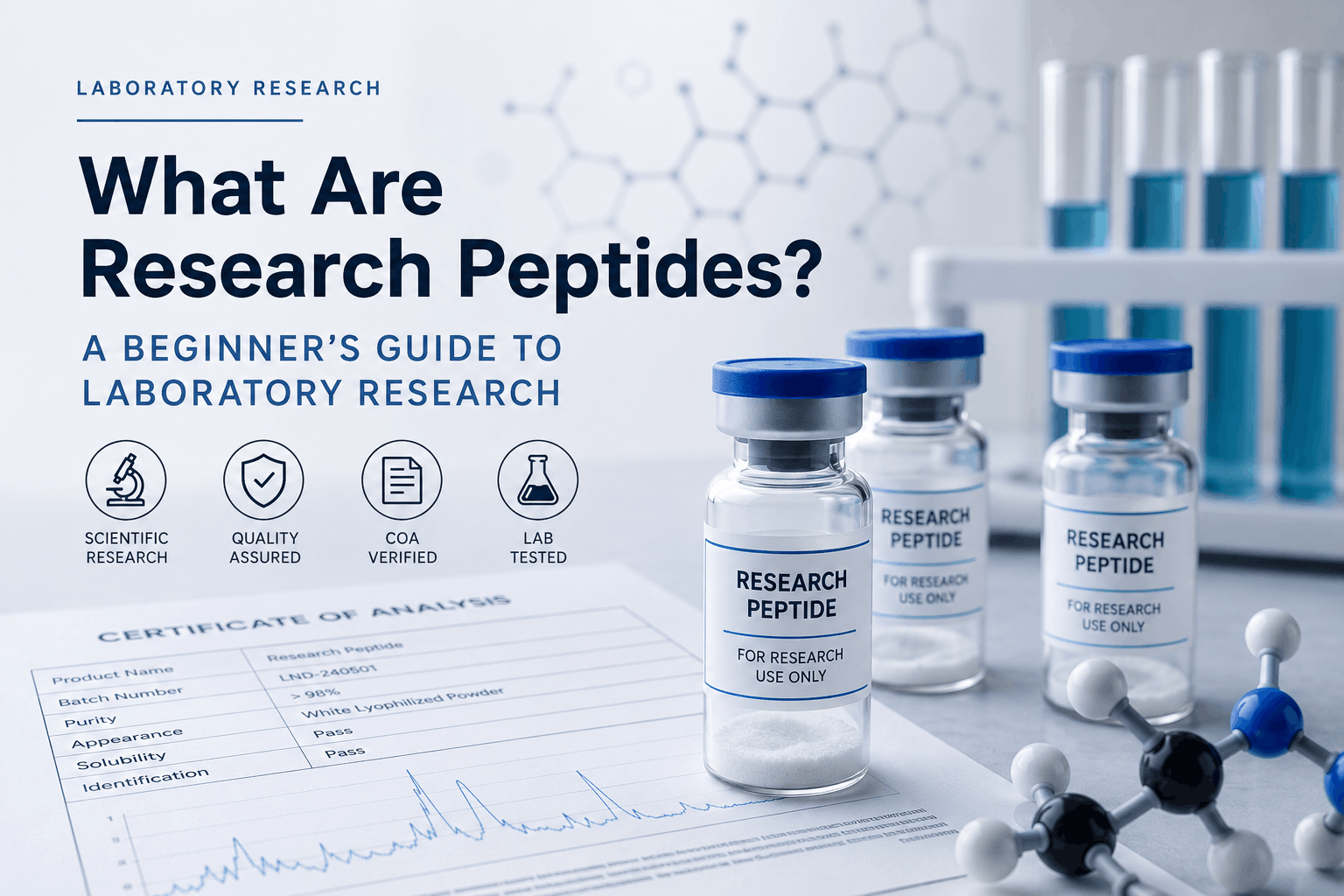 What Are Research Peptides? A Beginner’s Guide to Laboratory Research